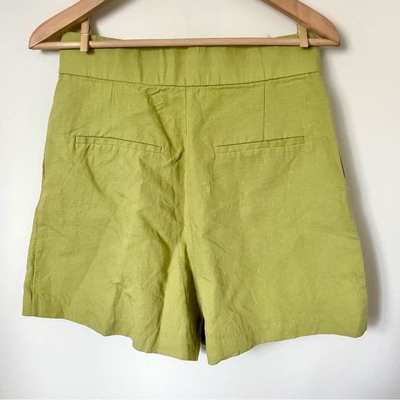 Zara Linen Cotton Blend  Shorts - Picture 4 of 8